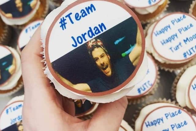 Cheryl's Team Jordan cupcakes were snapped up by customers to help raise cash for Pendleside Hospice