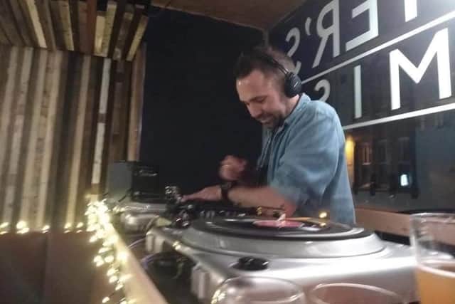 DJ Craig Woolstencroft at the decks for Konflict Radion