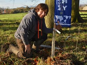 Green-fingered volunteers work hard to plant 300 trees