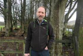 Robin Gray, development and funding officer for the Bowland AONB (Area of Outstanding  Natural Beauty)