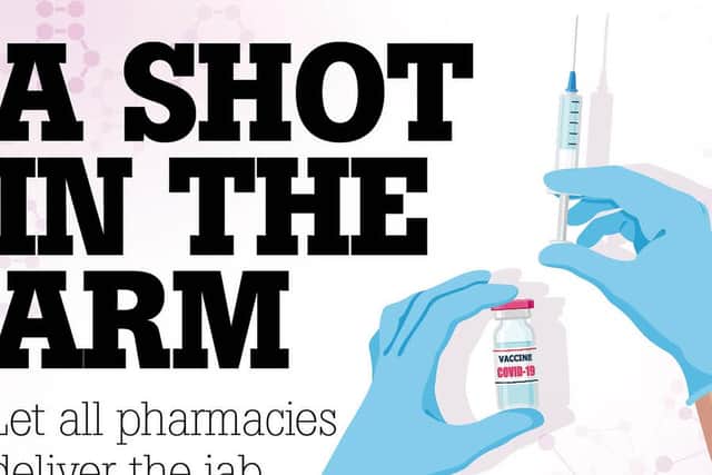 The  Burnley Express, Leader Times Newspapers and the Clitheroe Advertiser and its sister titles is urging the Prime Minister to deploy the country’s network of 11,000 pharmacies as frontline Covid vaccine centres