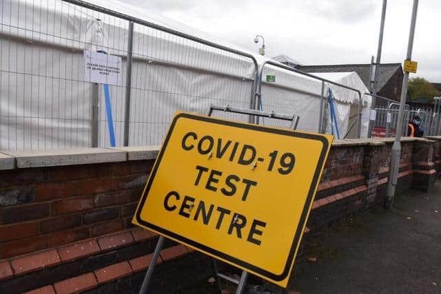 A man has been reported to police after he was found filming outside the Covid testing centre in Berkeley Street, Preston at around 1pm on Saturday (January 9)