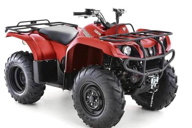 This is first quad bike stolen in the Ribble Valley last week that police are keen to track down.