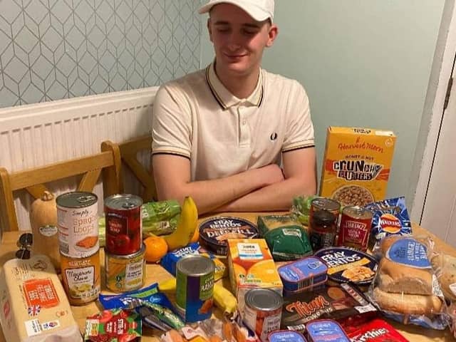 Kind-hearted Saul Suttie used his own money to buy food to feed hungry children