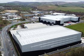 Boohoo's huge warehouse in Burnley