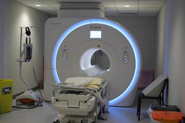 One of the state-of-the-art MRI scanners that has been installed at Burnley General Teaching Hospital.