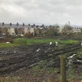 The site in Padiham, known as Craggs Farm, after it was cleared last year.