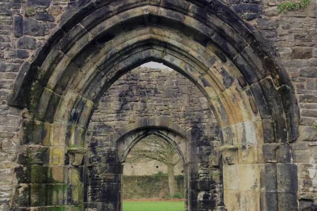 Part of the Whalley Abbey ruins