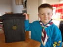 Alfie Smith (seven ) has raised £500 to buy food for needy families