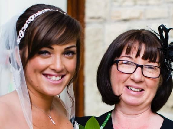 Susan Wilson, who was diagnosed with pancreatic cancer in December, with her daughter, Nicola Preston