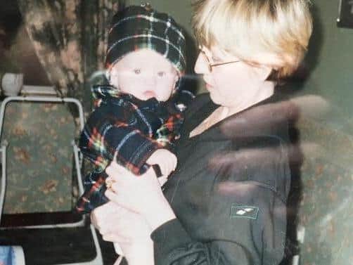 Liam and his mother Mandy