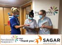 Pendleside Hospice received £500 from Sagar