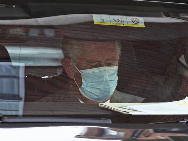 The Prince of Wales leaves the King Edward VII Hospital in London where the Duke of Edinburgh was admitted on Tuesday evening as a precautionary measure after feeling unwell (Picture: Kirsty O'Connor/Press Association)