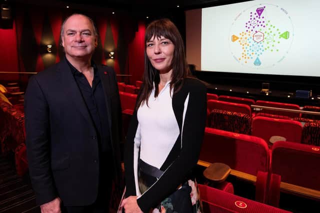 Tony Attard and Debbi Lander - at the launch of Lancashire 2025, Lancashire’s bid to become City of Culture in 2025