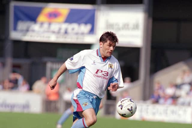 Andy Payton at Scunthorpe in May 2000 as Burnley were promoted