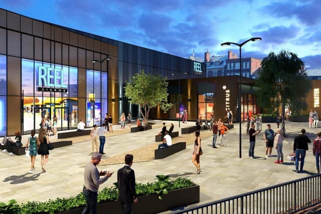 Artist's impression of how the Pioneer Place development will work