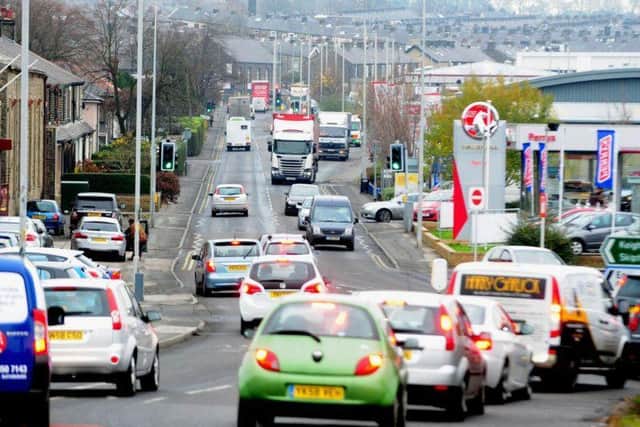 Congestion on North Valley Road, Colne