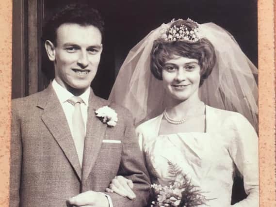 Trevor and Eileen on their wedding day in 1961