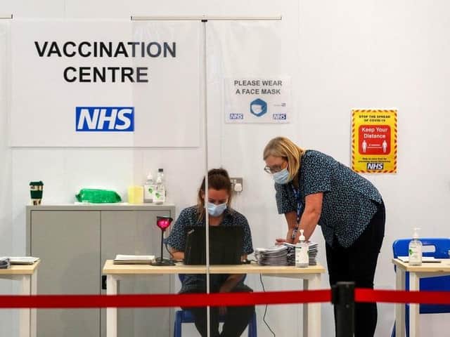 Well over half a million Lancashire and South Cumbria residents have so far had their first vaccine dose