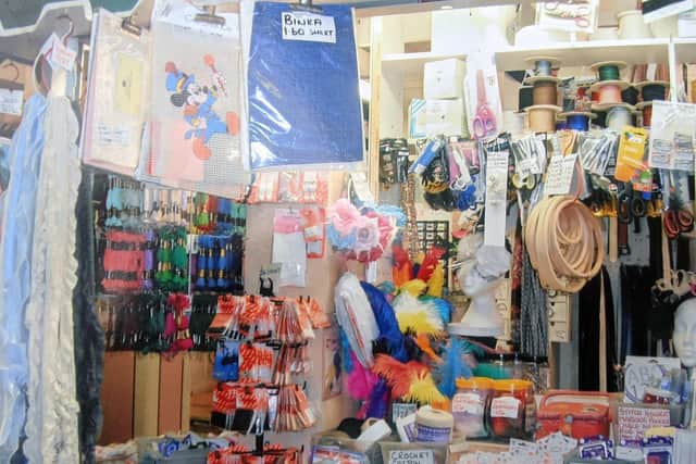 The haberdashery stall they ran for over five decades