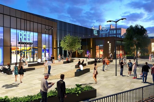 CGI of how Pioneer Place is expected to look in Burnley town centre