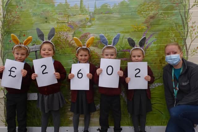 Holy Trinity Primary School in Burnley has raised the most amount of any school, £2,602 to be exact, for Pendeside Hospice.