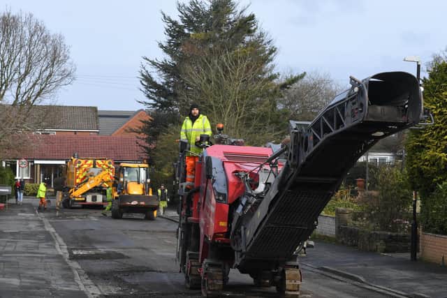 Complete resurfacing schemes are planned across the county, including on residential streets (image: Neil Cross)