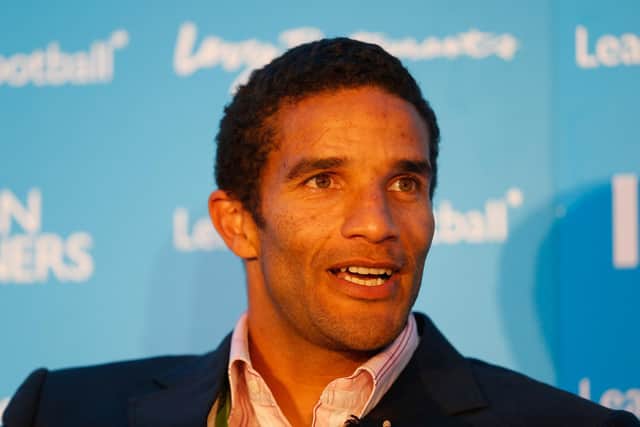 David James former England goalkeeper talks during the Leaders In Sport conference at Stamford Bridge on October 11, 2012 in London, England.