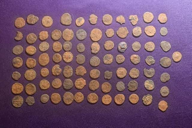 The coins unearthed near Gisburn