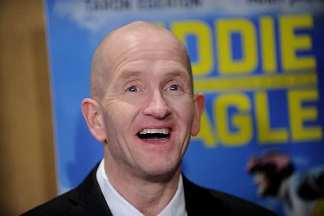 Eddie 'The Eagle' Edward is presenting this year's Burnley Active Community Awards. Photo: Getty.