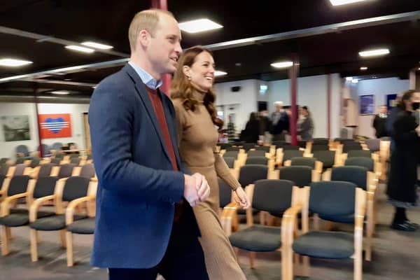 Prince William and Kate Middleton in Burnley