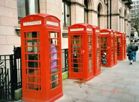 A familiar sight to anyone who is from Preston or just visiting, the famous red telephone boxes on Market Street. Picture from 1997. Image kindly provided by the late Paul Swarbrick and Gillian Lawson of the Preston Historical Society