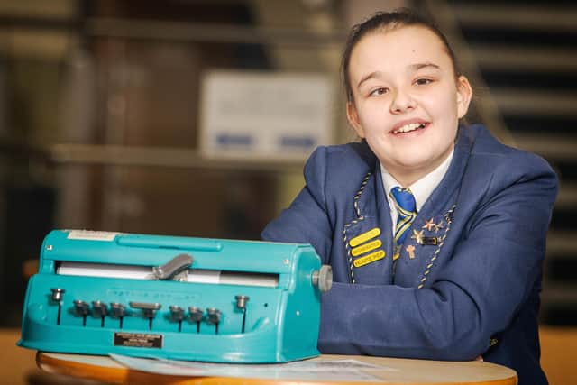 Determined and brave Burnley student Emily Whittle is on a mission to raise awareness of what life is like for people with a visual impairment