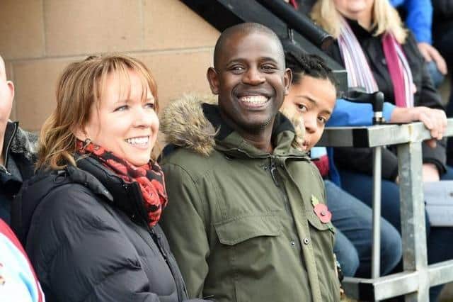 Former Burnley Football Club player Lenny Johnrose