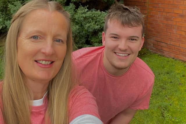 Lewis and Judith are keeping Ruth Baxter's memory alive by completing the triple challenge