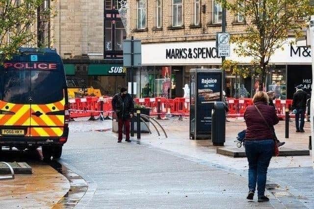 A knifeman stabbed two women in Burnley's Marks and Spencer store because he believed the retailer funded Israel in its 'persecution' of Palestine, a jury at Manchester Crown Court has been told