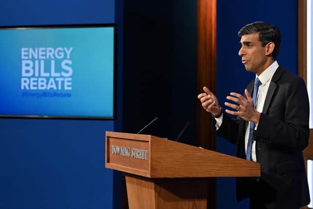 Chancellor Rishi Sunak announced a £200 rebate on energy bills, which will have to be paid back, and a £150 reduction in council tax for millions in England.