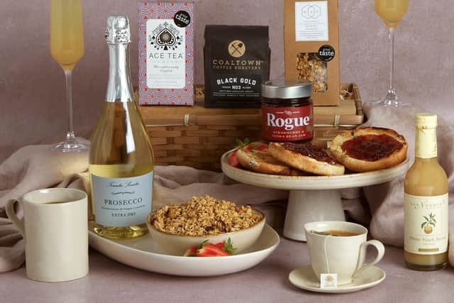 www.hampers.com have a brand-new Valentine’s Day range of luxury food and drink hampers for men and women, including breakfast hampers.