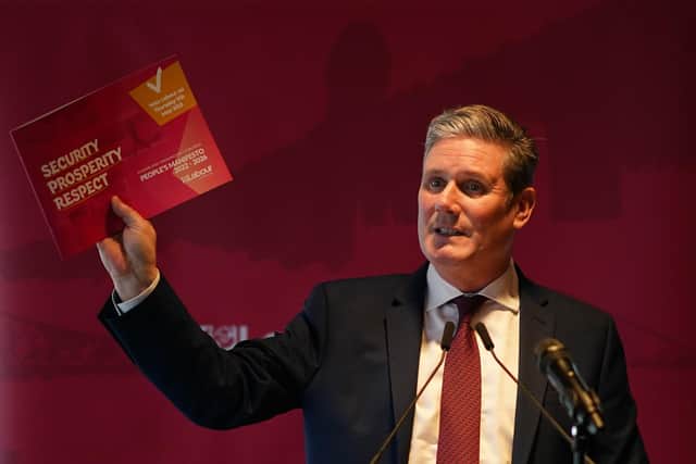 Labour leader Sir Keir Starmer will visit Burnley tomorrow. PIC: Getty Images