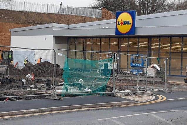 The new Lidl store opened in Padiham today