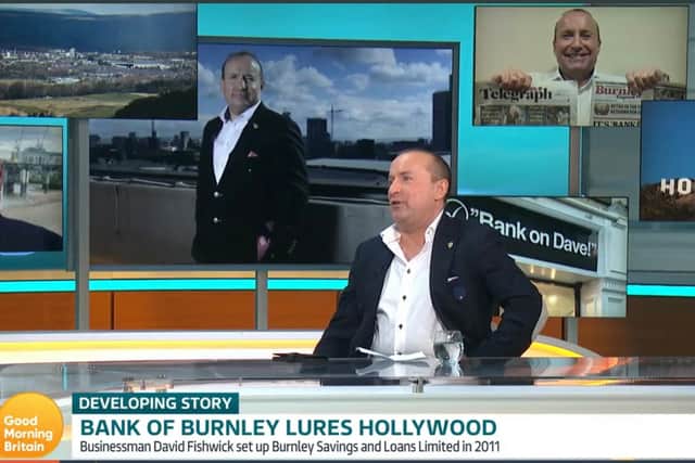 Dave Fishwick appearing on Good Morning Britain