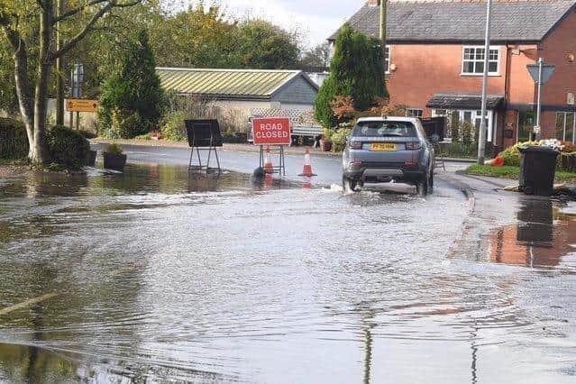 Parts of Lancashire have repeatedly been hit by flooding in recent years - as seen here in St. Michael's on Wyre in late 2021