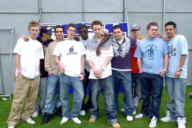 Blazin' Squad at Party in the Park.