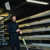 Jordan North has spent six weeks in training to take on a challenge to row from London to his hometown of Burnley in five days straight