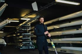 Jordan North has spent six weeks in training to take on a challenge to row from London to his hometown of Burnley in five days straight