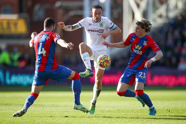 Wasn't as influential as his two previous appearances as Palace forced the Clarets to play the ball into congested central areas before squeezing the life out of them. Forced to do plenty of tracking as Gallagher picked up the ball between the lines and booked for a foul on Zaha.