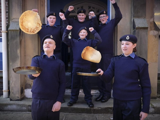Scarborough Sea Cadets having some flipping fun and show their skills!