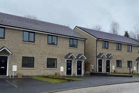 The homes in Station Road, Padiham.