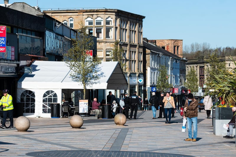 Picture Gallery: Shoppers return to Burnley town centre