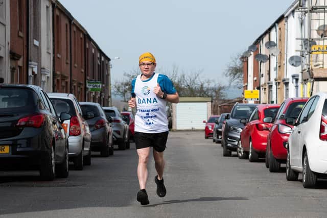 Andrew Read has shown amazing determination with this epic running challenge